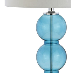 Set of Two 27 Inch Novelty Table Lamps with Elegant Drum Shades for Stylish Home Decor