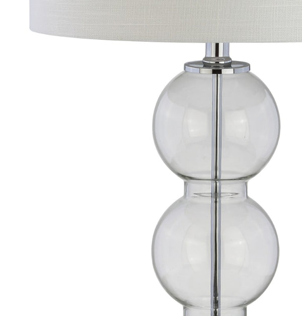 Set of Two 27 Inch Novelty Table Lamps with Elegant Drum Shades for Stylish Home Decor