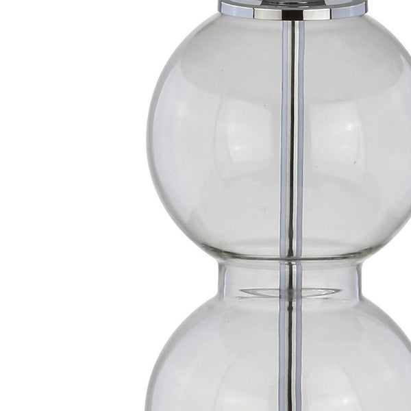 Set of Two 27 Inch Novelty Table Lamps with Elegant Drum Shades for Stylish Home Decor