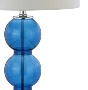 Set of Two 27 Inch Novelty Table Lamps with Elegant Drum Shades for Stylish Home Decor