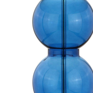Set of Two 27 Inch Novelty Table Lamps with Elegant Drum Shades for Stylish Home Decor