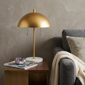 21 Inch Round Globe Shade Table Lamp in Crisp White for Modern Living Spaces
