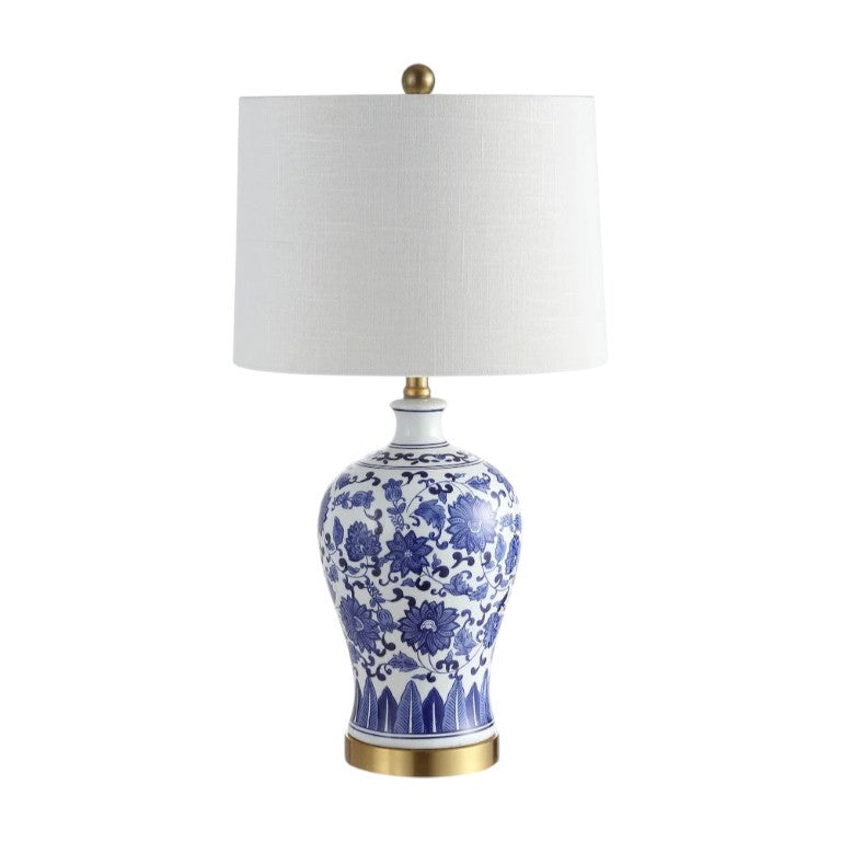 HomeRoots Set of Two Glam Gold Accent Table Lamps Featuring Spherical Shades for Stylish Decor 715777