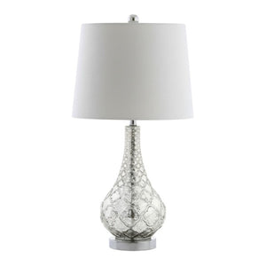 Set of Two Novelty Accent Table Lamps with Drum Shades for Stylish Home Decor Ambiance