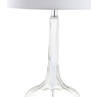 Set of Two 29 Inch Novelty Table Lamps with Elegant Drum Shades for Modern Living Room Decor