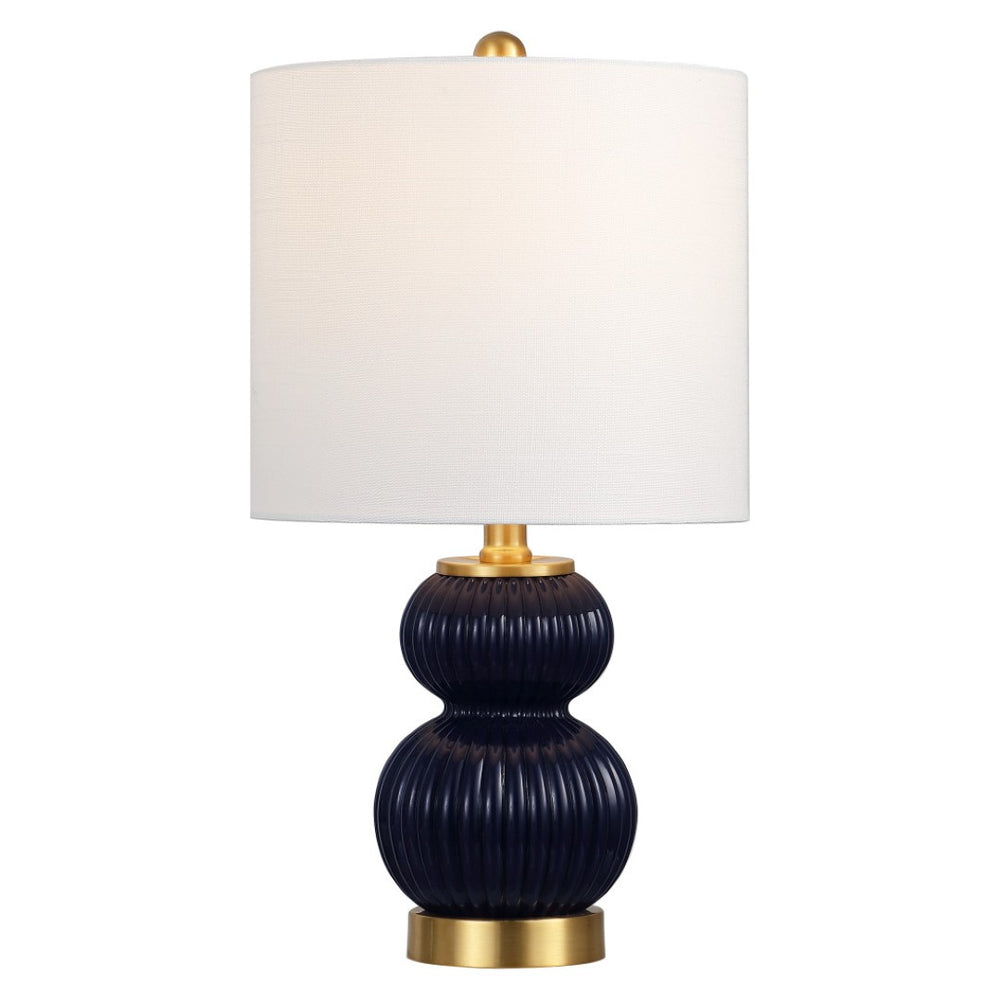 HomeRoots 20" Gold Gourd Table Lamp – Elegant LED Light with Vintage Flair for Cozy Home Décor & Style 715800