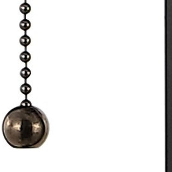 HomeRoots Set of Two 24" Nickel Gourd Table Lamps with White Drum Shades for Elegant Ambient Lighting 715812