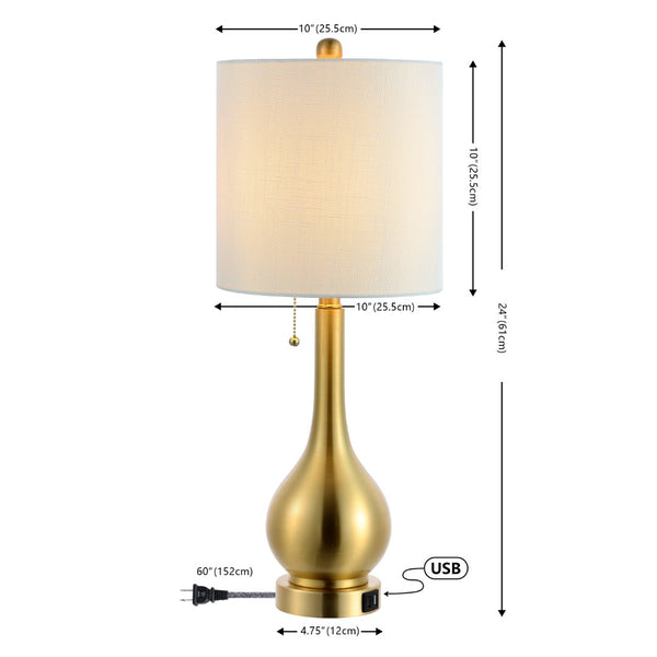 HomeRoots Set of Two 26" Antiqued Bronze Lighthouse Table Lamps with Linen Shades for Coastal Charm & Warmth 715814