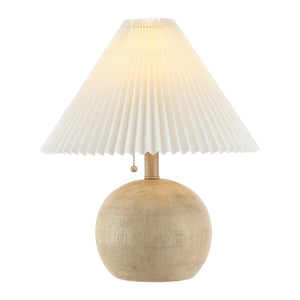HomeRoots 21" Clear Lighthouse Table Lamp - Elegant LED Illumination with Beige Linen Shade for Coastal Style 715824