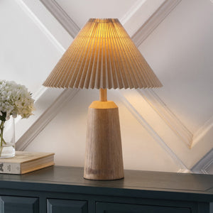 HomeRoots 22" Gold Swing Arm Geometric Table Lamp - Modern Empire Shade for Stylish Home Lighting Solutions 715825