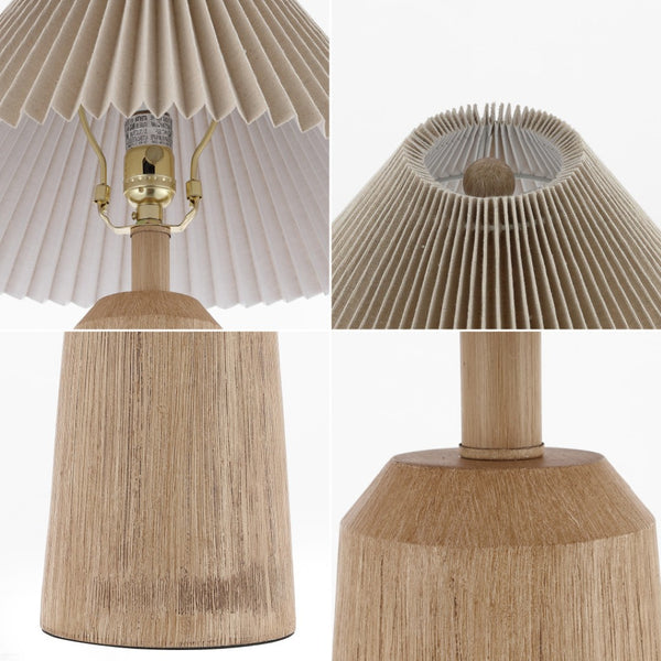 HomeRoots 22" Gold Swing Arm Geometric Table Lamp - Modern Empire Shade for Stylish Home Lighting Solutions 715825