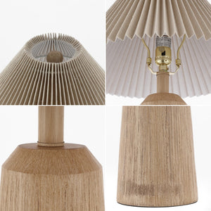 HomeRoots 22" Gold Swing Arm Geometric Table Lamp - Modern Empire Shade for Stylish Home Lighting Solutions 715825