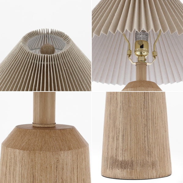 HomeRoots 22" Gold Swing Arm Geometric Table Lamp - Modern Empire Shade for Stylish Home Lighting Solutions 715825