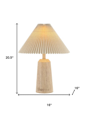 HomeRoots 22" Gold Swing Arm Geometric Table Lamp - Modern Empire Shade for Stylish Home Lighting Solutions 715825