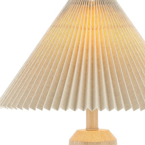 HomeRoots 22" Gold Swing Arm Geometric Table Lamp - Modern Empire Shade for Stylish Home Lighting Solutions 715825