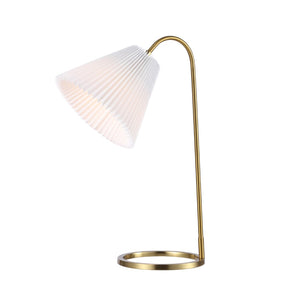 HomeRoots 16" Beige Novelty Table Lamp - Stylish LED with Elegant Empire Shade for Cozy Home Lighting Solutions 715827