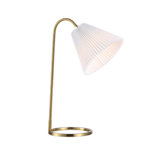 HomeRoots 16" Beige Novelty Table Lamp - Stylish LED with Elegant Empire Shade for Cozy Home Lighting Solutions 715827