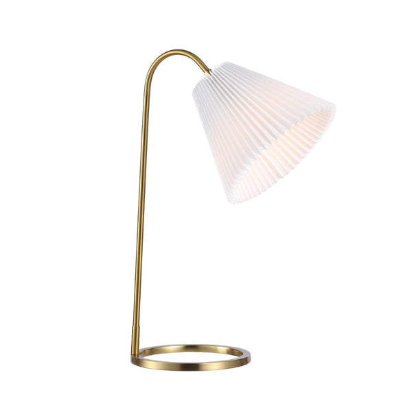HomeRoots 16" Beige Novelty Table Lamp - Stylish LED with Elegant Empire Shade for Cozy Home Lighting Solutions 715827