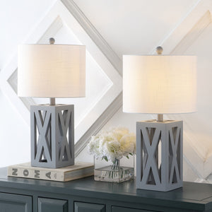 HomeRoots 23" Clear Globe LED Table Lamp with Empire Shade - Elegant Design for Home Décor and Soft Lighting 715837
