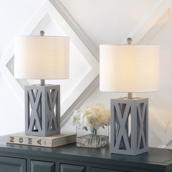HomeRoots 23" Clear Globe LED Table Lamp with Empire Shade - Elegant Design for Home Décor and Soft Lighting 715837