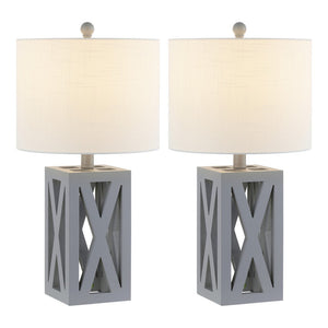 HomeRoots 23" Clear Globe LED Table Lamp with Empire Shade - Elegant Design for Home Décor and Soft Lighting 715837