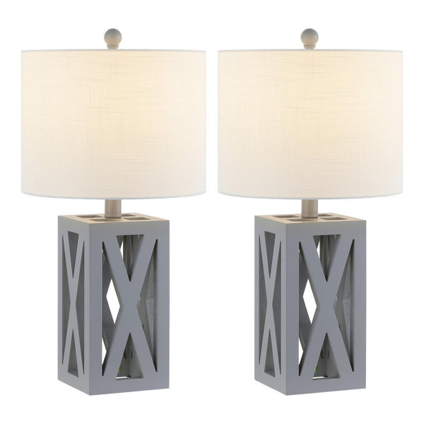 HomeRoots 23" Clear Globe LED Table Lamp with Empire Shade - Elegant Design for Home Décor and Soft Lighting 715837
