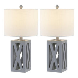 HomeRoots 23" Clear Globe LED Table Lamp with Empire Shade - Elegant Design for Home Décor and Soft Lighting 715837