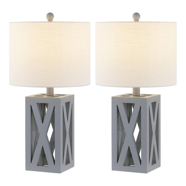 HomeRoots 23" Clear Globe LED Table Lamp with Empire Shade - Elegant Design for Home Décor and Soft Lighting 715837