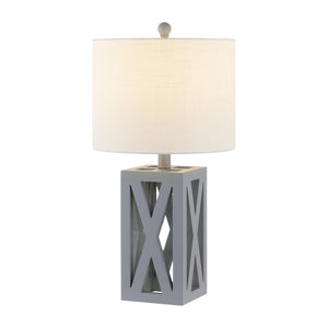 HomeRoots 23" Clear Globe LED Table Lamp with Empire Shade - Elegant Design for Home Décor and Soft Lighting 715837