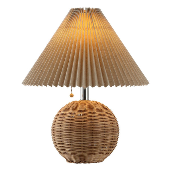 HomeRoots 29" Clear Table Lamp LED - Elegant Crystal Base with Linen Shade for Modern Home Décor & Warm Light 715845
