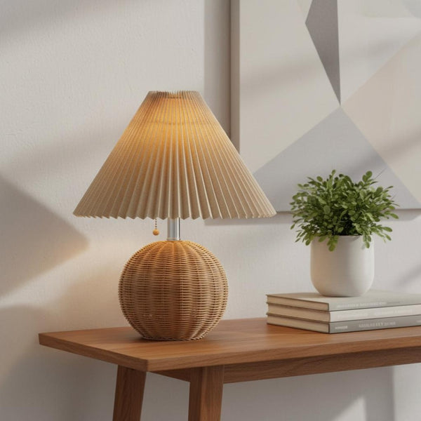HomeRoots 29" Clear Table Lamp LED - Elegant Crystal Base with Linen Shade for Modern Home Décor & Warm Light 715845