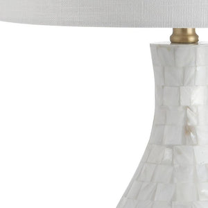27 Inch Novelty Table Lamp with Drum Shade for Elegant Living Room Accent Decor