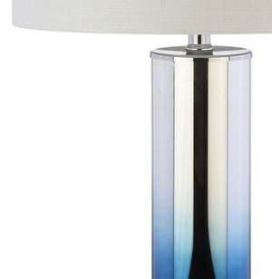 27 Inch Novelty Table Lamp with Drum Shade for Elegant Living Room Accent Decor
