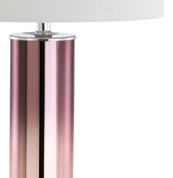 27 Inch Novelty Table Lamp with Drum Shade for Elegant Living Room Accent Decor