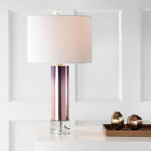 27 Inch Novelty Table Lamp with Drum Shade for Elegant Living Room Accent Decor