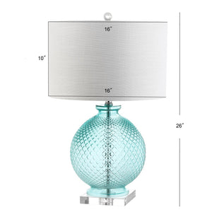 HomeRoots 29" Silver Table Lamp with White Linen Drum Shade – Elegant Design for Modern & Coastal Interiors 715856