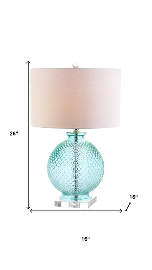 HomeRoots 29" Silver Table Lamp with White Linen Drum Shade – Elegant Design for Modern & Coastal Interiors 715856