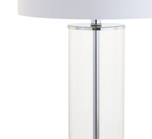 HomeRoots 29" Gold Table Lamp with Stylish Drum Shade - Modern LED Lighting for Home Decor & Ambiance 715857