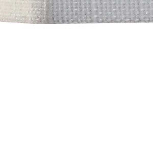 HomeRoots 26" Clear Crystal Table Lamp with Linen Drum Shade - Modern Accent for Stylish Lighting & Decor 715863
