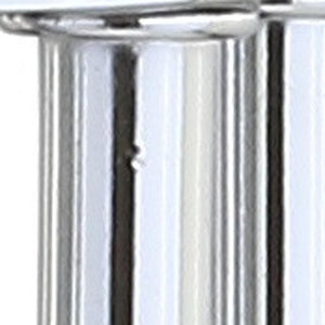 HomeRoots 26" Silver Novelty Table Lamp - Elegant LED Design with Empire Shade for Modern & Classic Decor 715870