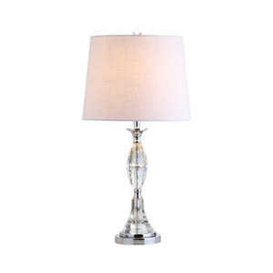 Set of Two Novelty Accent Table Lamps with Drum Shades for Stylish Home Decor Ambiance