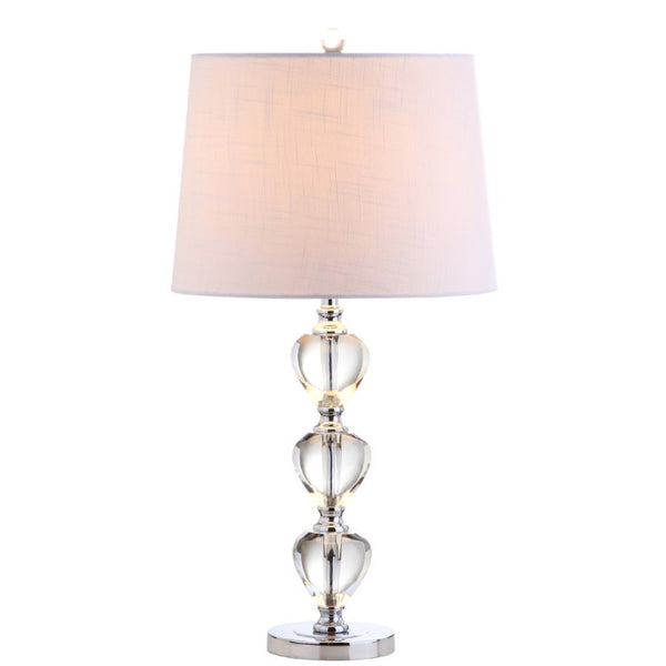 HomeRoots 27 Inch Silver Globe Table Lamp with Drum Shade for Modern Living Room Decor 715874