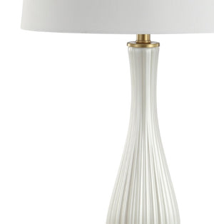 34 Inch Gold Finish Novelty Table Lamp Featuring a Spherical Globe Shade for Living Rooms