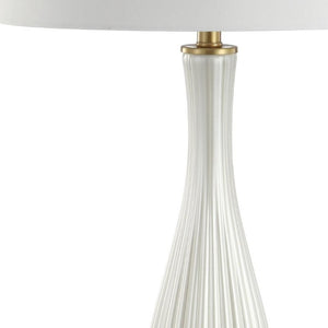 34 Inch Gold Finish Novelty Table Lamp Featuring a Spherical Globe Shade for Living Rooms