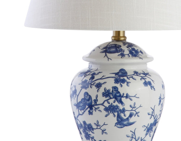 HomeRoots 22" Gold Urn Table Lamp - Elegant LED Lighting with White Shade for Timeless Home Decor Style 715897