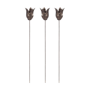 Bronze Tulip Stem - Set of 3 7159-035/S3 Elk Home