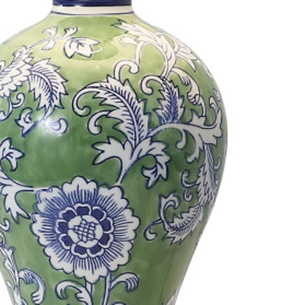 24 Inch Urn Base Table Lamp with Empire Shade for Elegant Living Room Decor