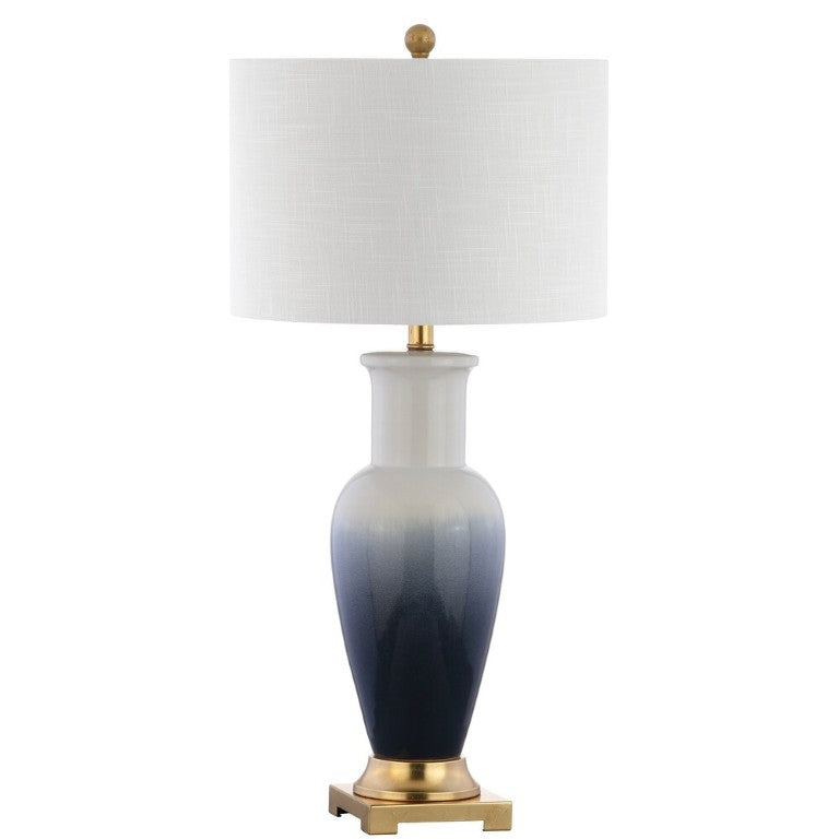 HomeRoots 32 Inch Novelty Table Lamp with Drum Shade for Glam Elegant Living Room or Bedroom Decor Gold - A 715919
