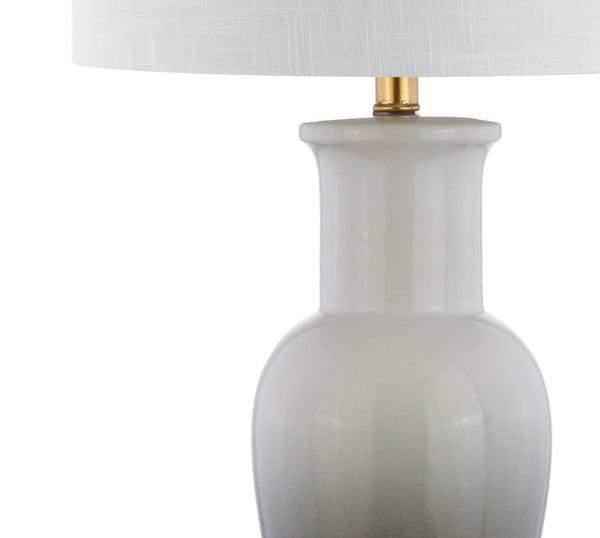 32 Inch Novelty Table Lamp with Drum Shade for Glam Elegant Living Room or Bedroom Decor