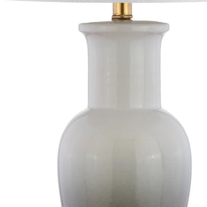 32 Inch Novelty Table Lamp with Drum Shade for Glam Elegant Living Room or Bedroom Decor